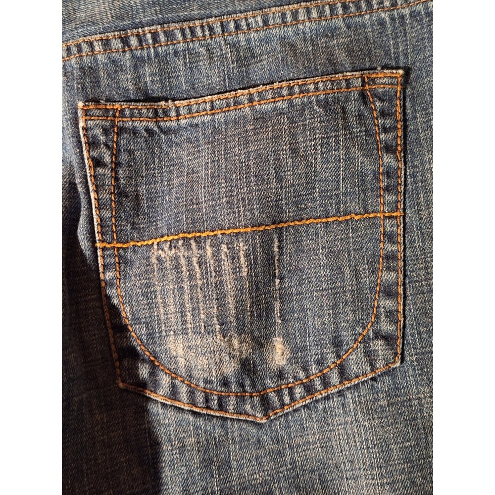 Aeropostale Vintage Bootcut Jeans Mens 32x30 Distressed Ripped Denim Cottagecore - Picture 9 of 10